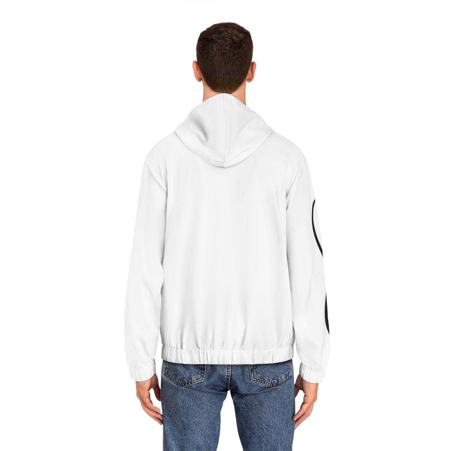 Men's Full-Zip Hoodie with Minimalist Design - Stylish & Comfortable Layering