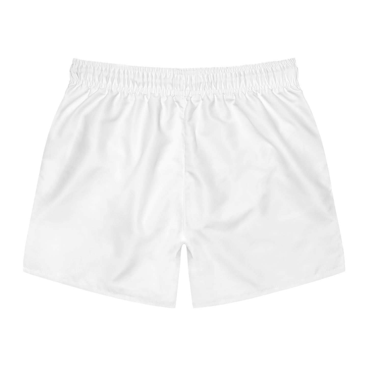 Humble Infinity Swim Trunks - White Beach Shorts for Summer Fun