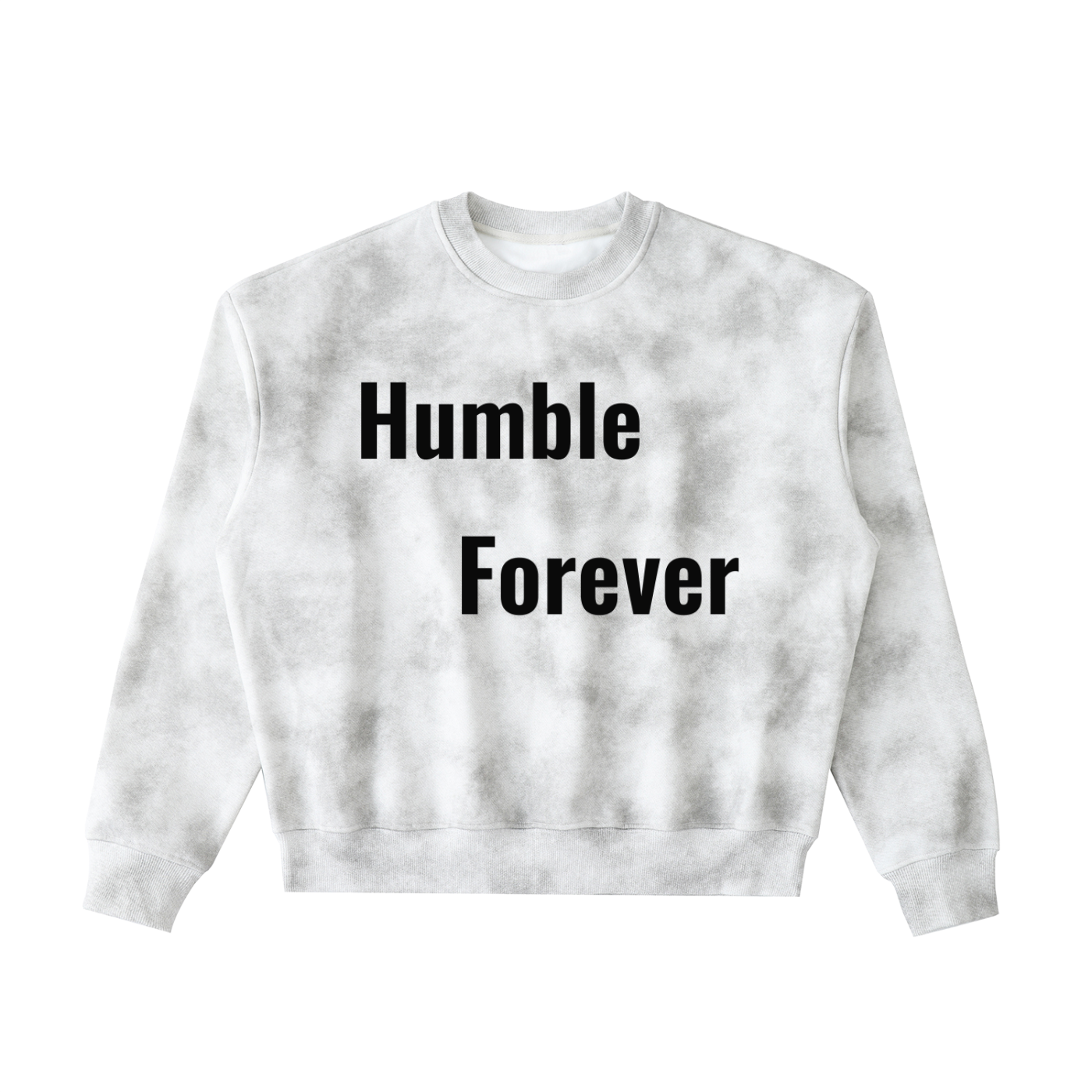 Dirty Washed Boxy Fleeced Sweatshirt