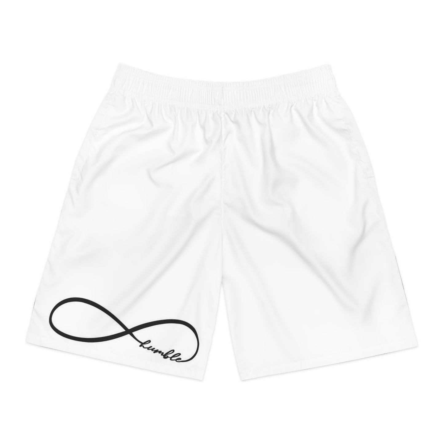 Humble Infinity Men's Jogger Shorts - White Athletic Wear