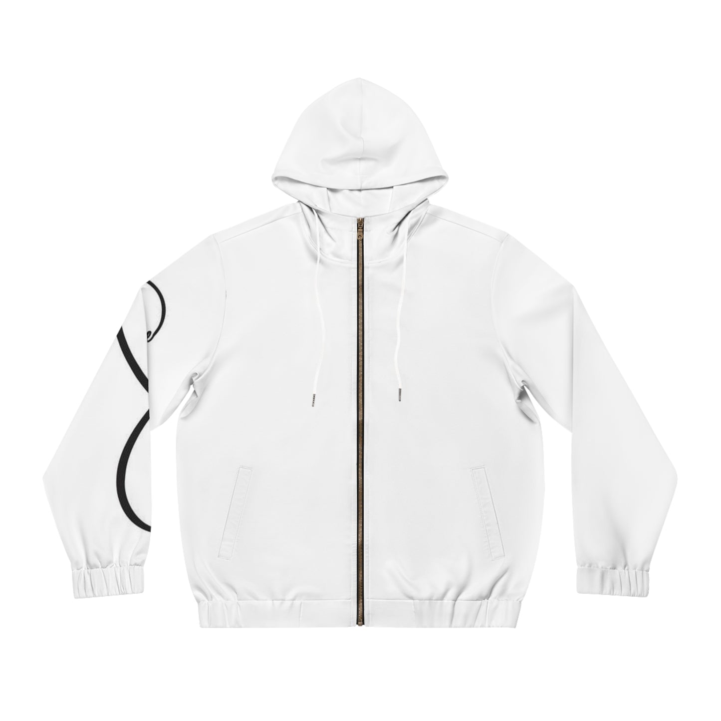 Men's Full-Zip Hoodie with Minimalist Design - Stylish & Comfortable Layering