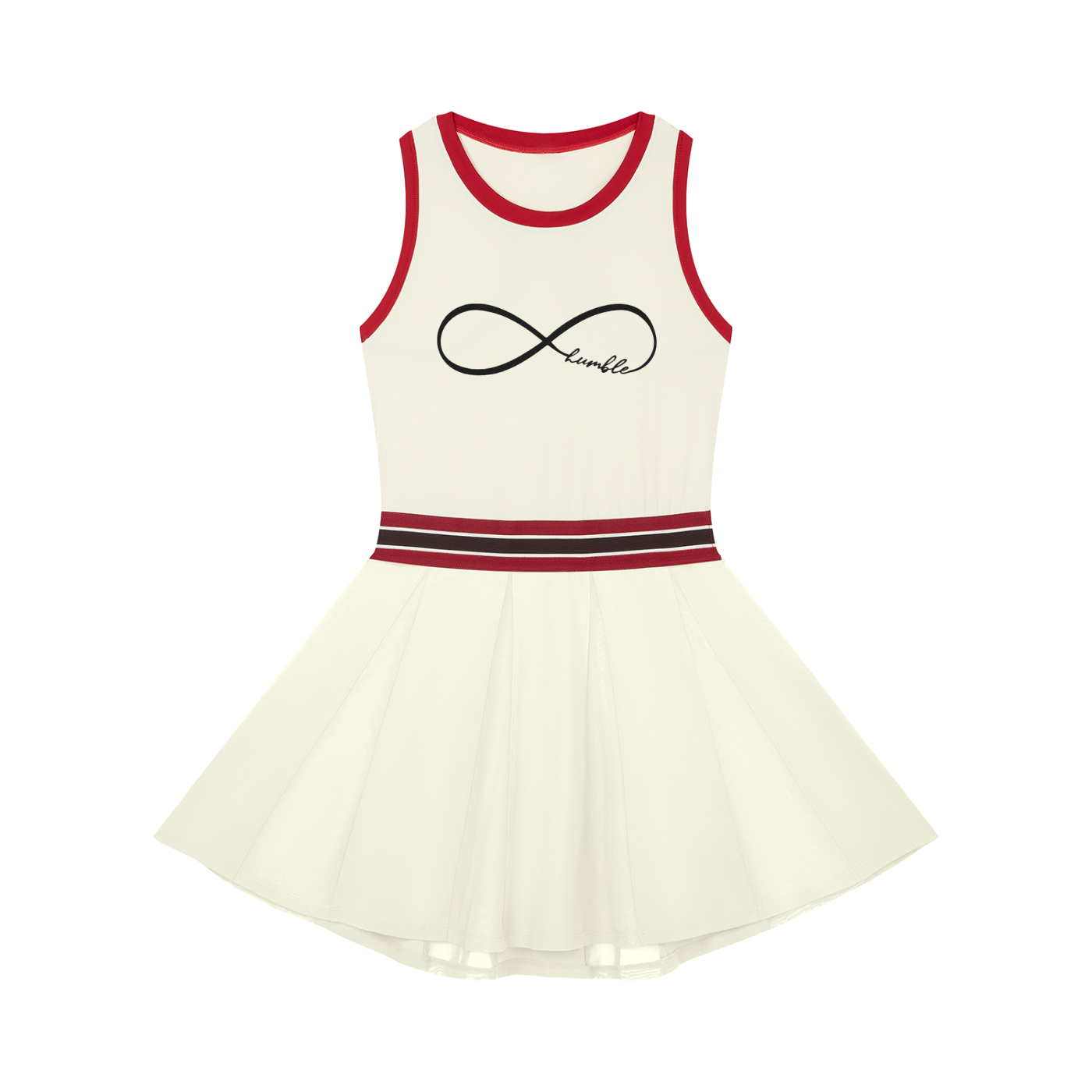 Women's Color Block A-Line Sleeveless Dress