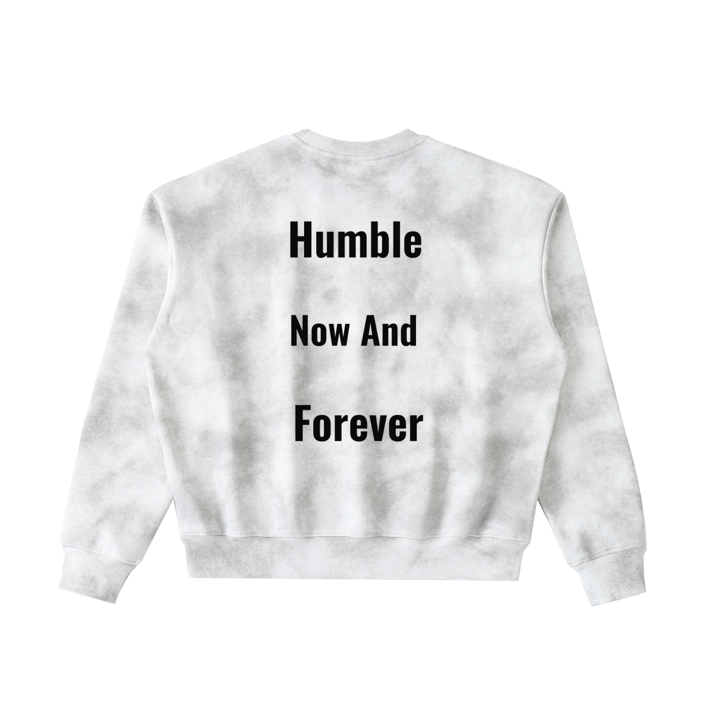 Dirty Washed Boxy Fleeced Sweatshirt